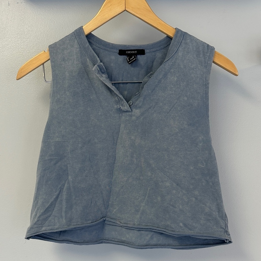 Forever 21 Cropped Cotton Tank